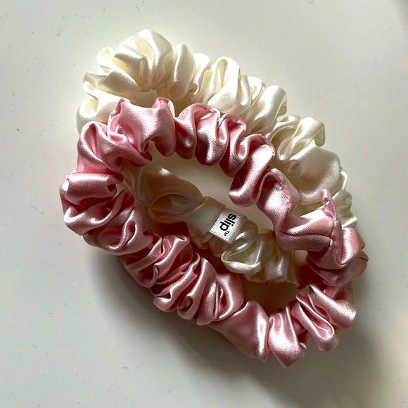 TWO Slip Petal Large Scrunchies - Picture 3 of 3